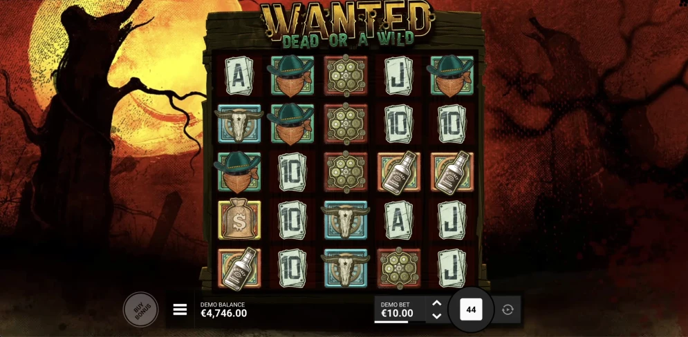 Wanted Dead Or A Wild Slot