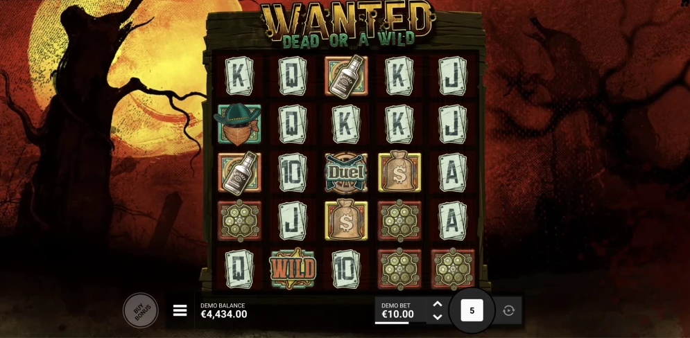 Wanted Dead Or A Wild Slot